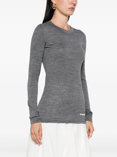 Jil Sander long-sleeve top - Grey