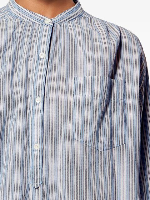 MARANT ÉTOILE Saphia striped blouse - Blue