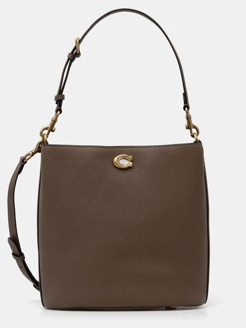 Coach torebka WILLOW kolor brązowy CW624 - zdjęcie produktu nr 2