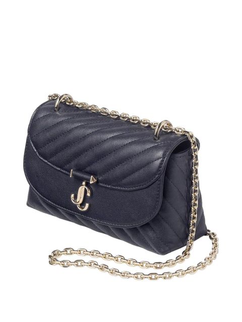 Jimmy Choo medium Curve quilted chain-strap cross body bag - Black - zdjęcie produktu nr 2