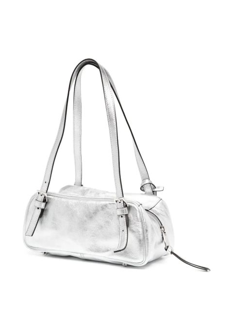 Versace Tag shoulder bag - Silver