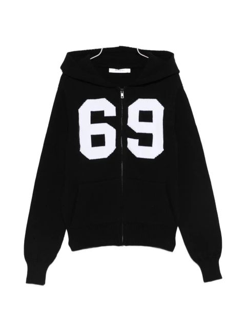 Gimaguas hooded zip cardigan - Black - zdjęcie produktu nr 1