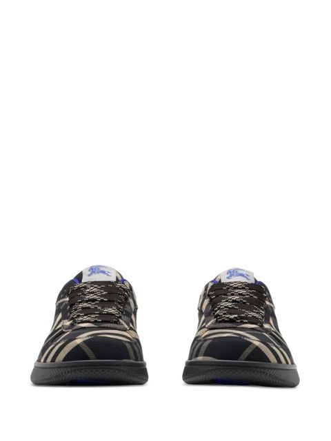 Burberry Terrace checked sneakers - Black