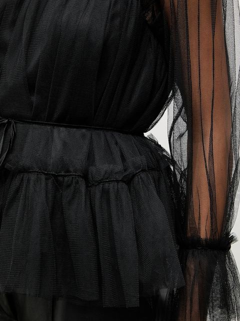 Answear.LAB bluzka damska kolor czarny gładka