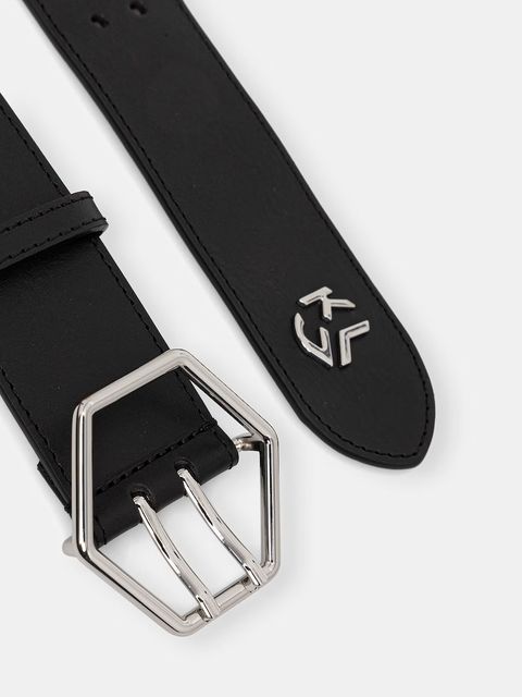 Karl Lagerfeld Jeans pasek skórzany - zdjęcie produktu nr 1