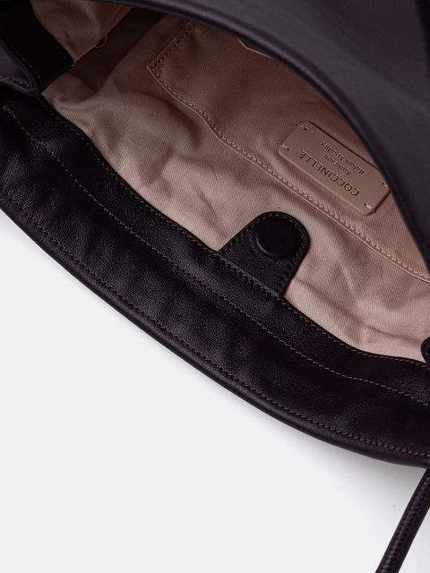 Coccinelle torebka skórzana kolor fioletowy E1 SS5 11 01 01