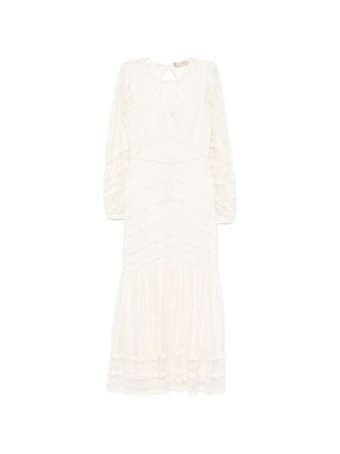 TWINSET long-sleeve maxi dress - Neutrals - zdjęcie produktu nr 1