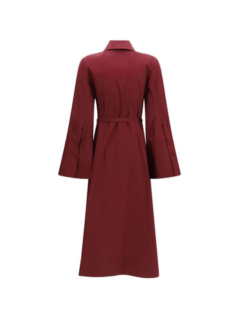 Gabriela Hearst Carmina belted midi dress - Red - zdjęcie produktu nr 2