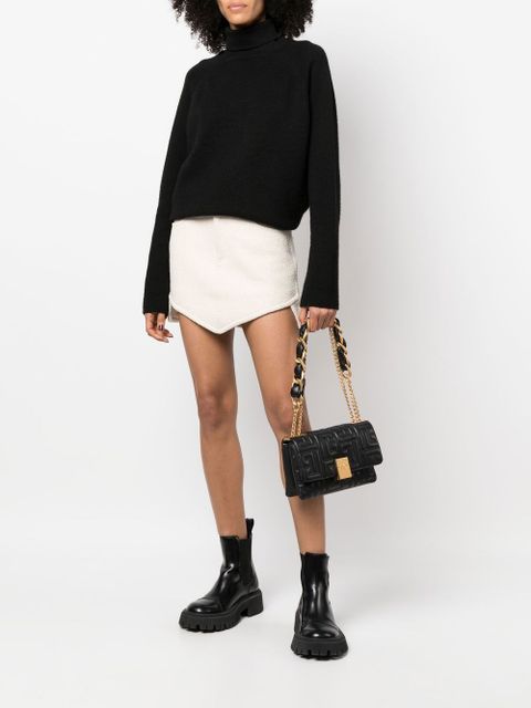 Balmain small 1945 quilted shoulder bag - Black - zdjęcie produktu nr 2