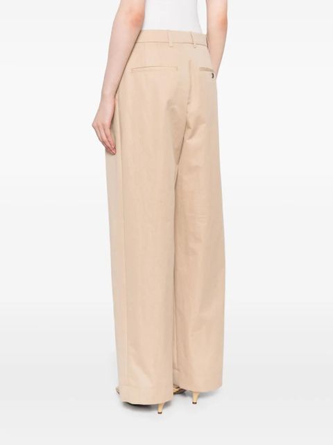 WARDROBE.NYC wide-leg tailored trousers - Brown