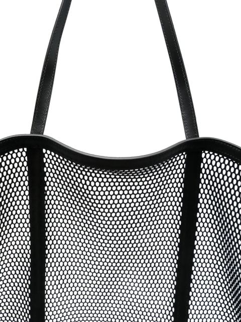 The Attico mesh tote bag - Black