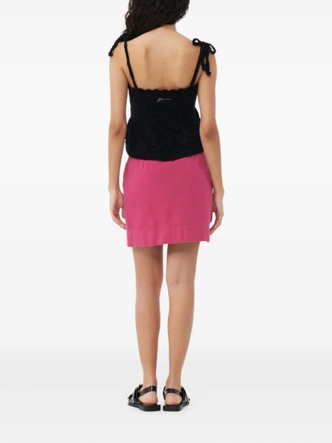 GANNI button-front denim skirt - Pink - zdjęcie produktu nr 2