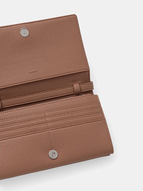 Dkny portfel damski kolor brązowy R445AH95