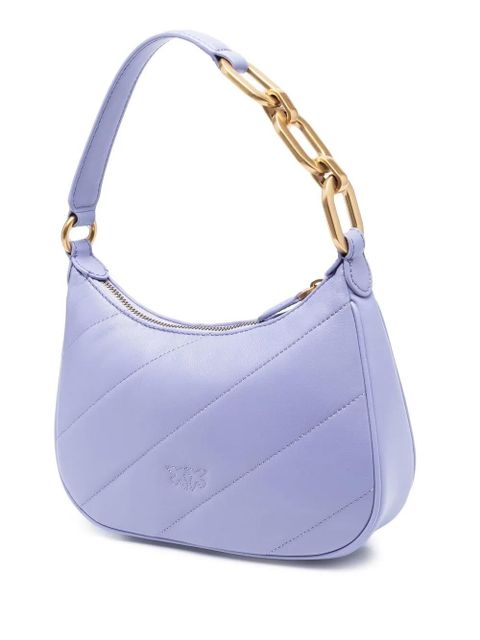 PINKO Love Moon quilted tote bag - Purple