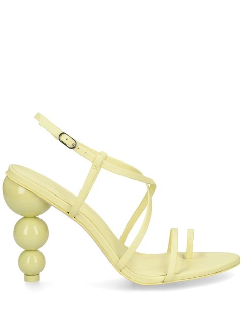 Cult Gaia Robyn 95mm sculptural-heel sandals - Yellow - zdjęcie produktu nr 1