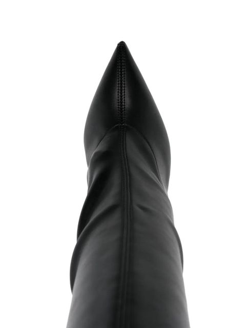 Casadei 120mm Blade boots - Black