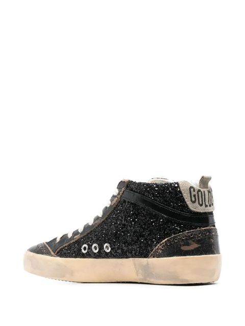 Golden Goose GG Mid Star lace-up sneakers - Black
