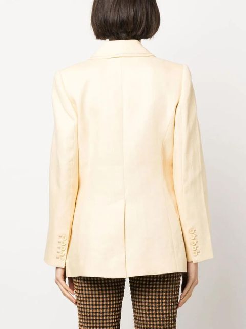 ZIMMERMANN High Tide tuxedo blazer jacket - Yellow