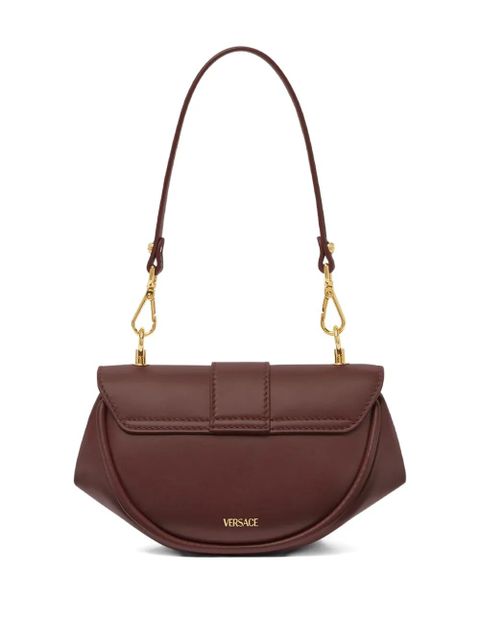 Versace small Virtus leather shoulder bag - Red