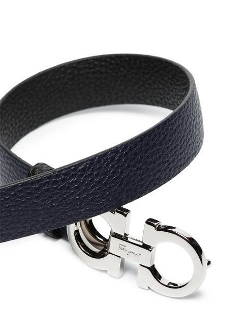 Ferragamo Gancini-buckle reversible belt - Blue - zdjęcie produktu nr 2