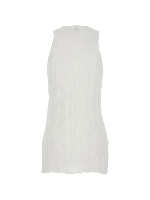 TOTEME crinkled tank top - White - zdjęcie produktu nr 2