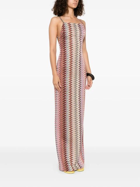Missoni open-back maxi dress - Red - zdjęcie produktu nr 2