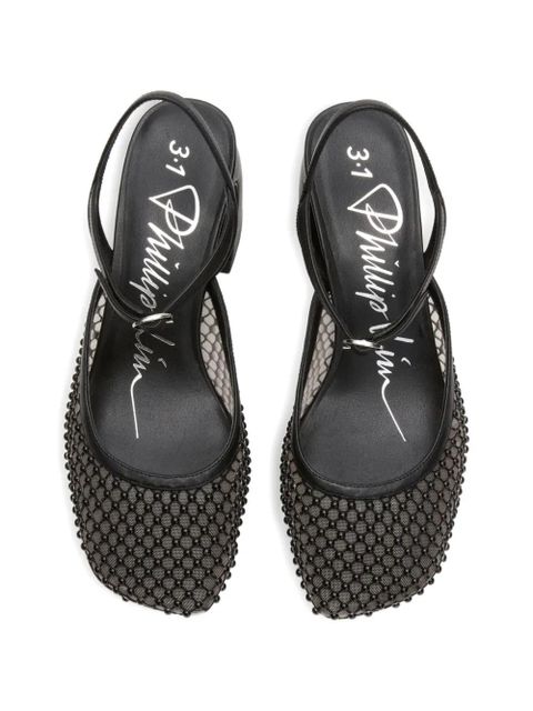 3.1 Phillip Lim square-toe mary-jane pumps - Black