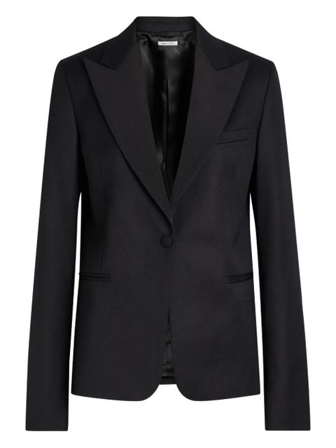 JW Anderson peak-lapel single-button blazer - Black - zdjęcie produktu nr 1