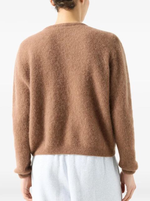 American Vintage crew-neck cardigan - Brown