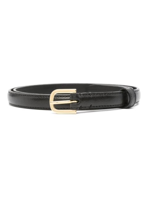 TOTEME thin leather belt - Black - zdjęcie produktu nr 1