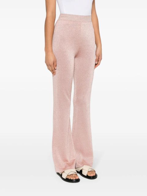 Missoni straight-leg Lurex trousers - Pink