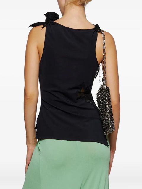 Coperni flower-detail tank top - Black