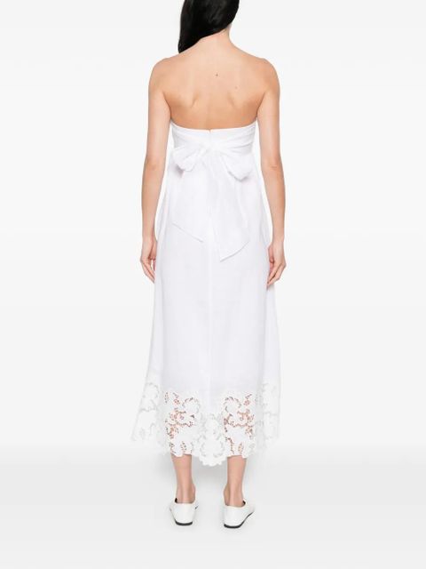 Max Mara Scena lace midi dress - White