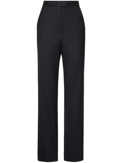 FENDI straight-leg knit trousers - Black - zdjęcie produktu nr 1
