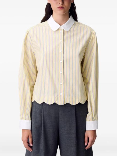 Claudie Pierlot striped shirt - Yellow