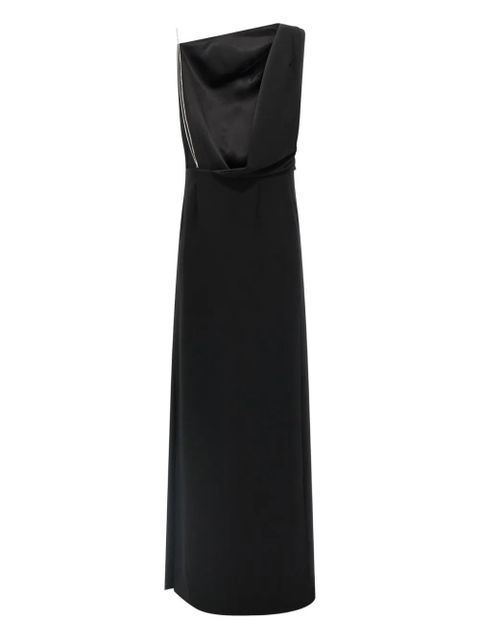 Max Mara draped one-shoulder dress - Black - zdjęcie produktu nr 2