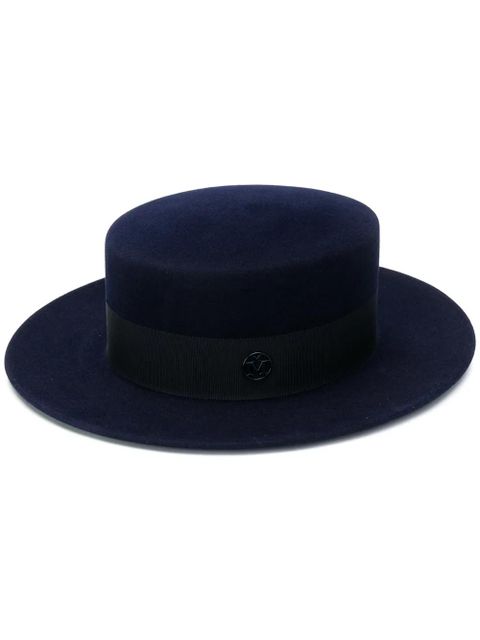 Maison Michel Kiki fedora hat - Blue - zdjęcie produktu nr 1
