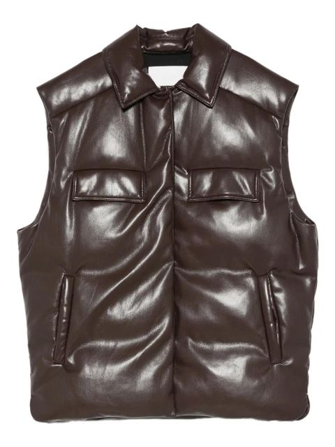 Nanushka padded pocket gillet - Brown - zdjęcie produktu nr 1
