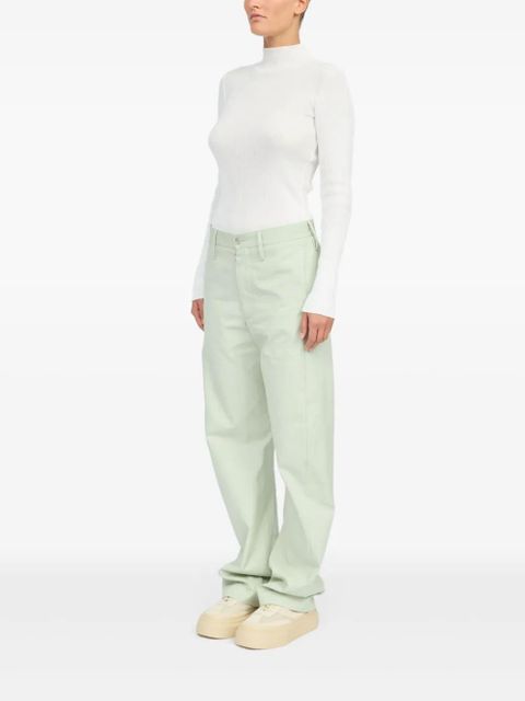 MM6 Maison Margiela straight-leg trousers - Green