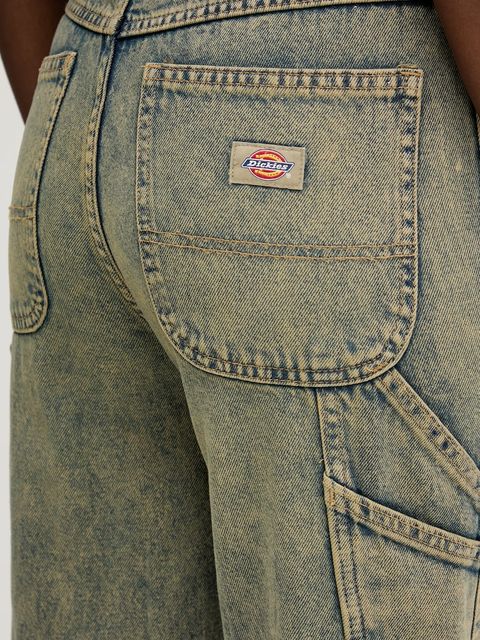 Dickies jeansy damskie high waist DK0A4XEKK581