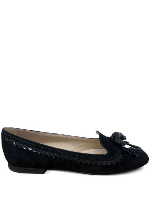 Tod's tassel-detail ballet flats - Black - zdjęcie produktu nr 1