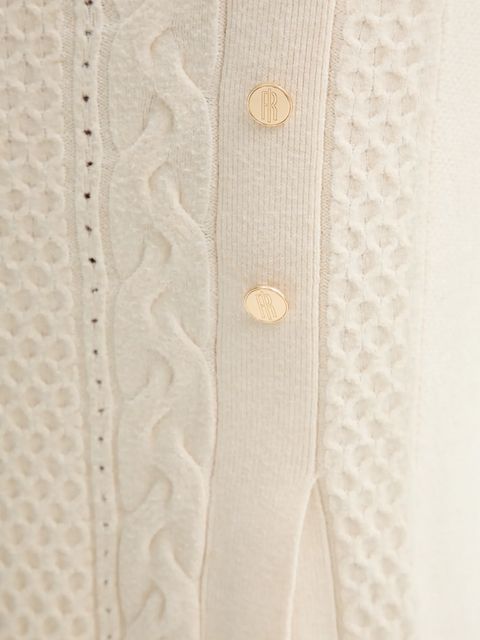 Fracomina spódnica kolor beżowy midi ołówkowa FR25WG4007K50201