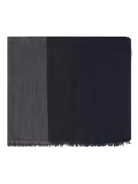 Longchamp Le Foulonné fringed scarf - Grey - zdjęcie produktu nr 1