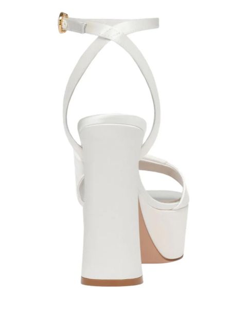 Gianvito Rossi 120mm Rosie bow-detail sandals - White