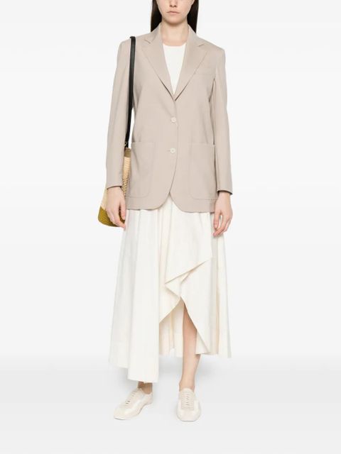 Max Mara patch-pockets buttoned blazer - Neutrals - zdjęcie produktu nr 2