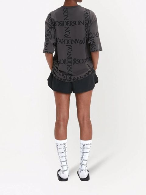 JW Anderson logo-print T-shirt - Grey