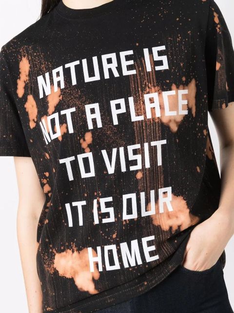 Golden Goose slogan-print T-shirt - Black - zdjęcie produktu nr 1