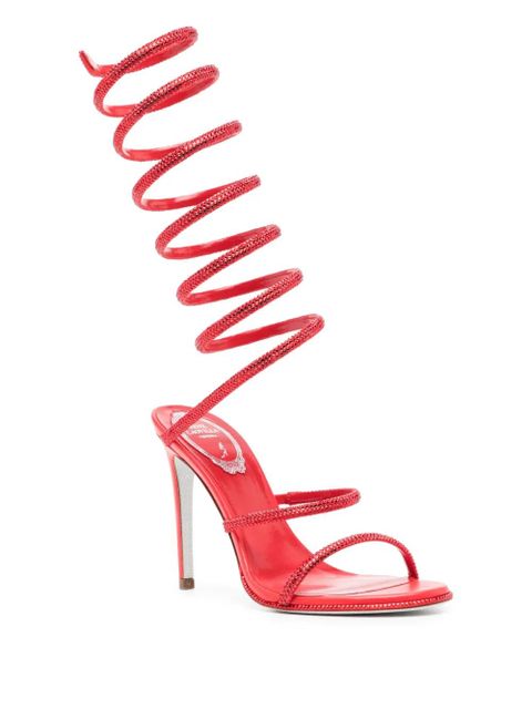 René Caovilla 110mm Supercleo sandals - Red - zdjęcie produktu nr 2