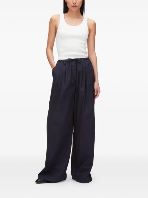 3.1 Phillip Lim drawstring wide-leg trousers - Blue - zdjęcie produktu nr 2