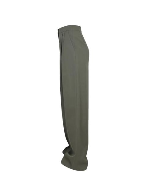 Alexander McQueen wide-leg trousers - Green